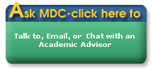 Click here to talk to, email, or chat with an academic advisor