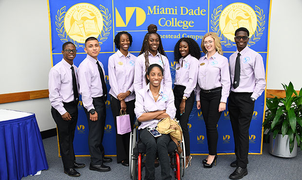 Group of sga students