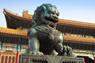 Chinese bronze lion