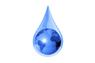 Water drop graphic