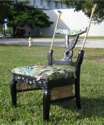 Student-designed mosaic chair
