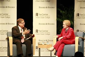 Alberto Ibargüen and Madeleine Albright