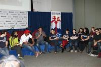 Students talking