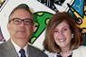 Consul General of Brazil Hélio Vitor Ramos F. and MDC professor Maureen O'Hara