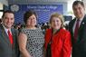 North Campus President Vicente, FedEx's Blanco-Reyes, MDC trustee Villamil, HSF's Lockheimer