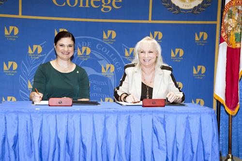 Dr. Lenore Rodicio and Marta Morin