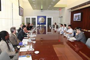 Leaders from Jiangsu Normal University and MDC