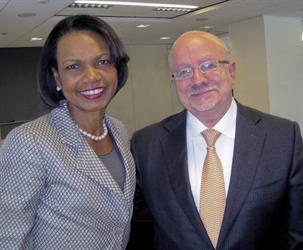 Condoleezza Rice and President Padrón
