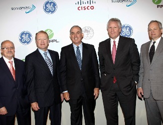 MDC President Dr. Eduardo J. Padrón, John T. Chambers of Cisco Systems, Lewis Hay III of FPL Group, Jeffrey R. Immelt of GE and Scott Long of Silver Spring Networks