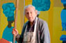 Cundo Bermúdez in his studio, 2007