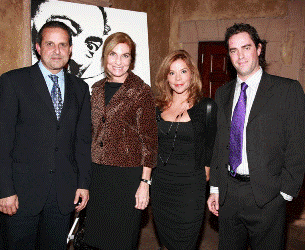Miami Mayor Manny Diaz with three others