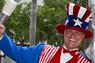 People in costume as Uncle Sam