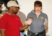 Student and law enforcement instructor