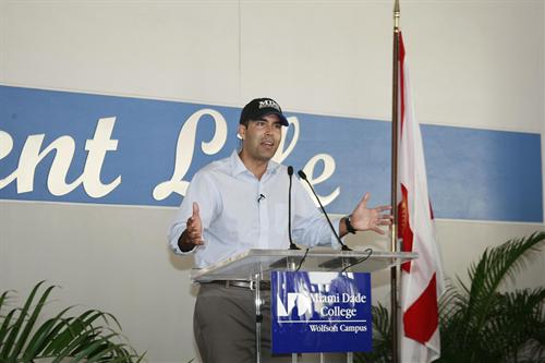 George P. Bush at podium