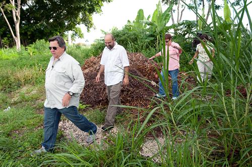 Norman Van Aken, Mario Yánez, Janet Van Aken and Elizabeth Regalado