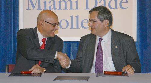 Dr. Rolando Montoya and John Trasviña