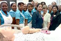 Haitian nursing students and MDC faculty