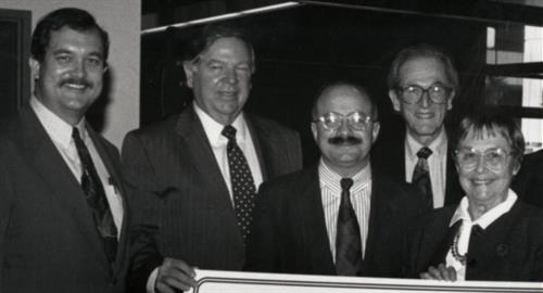 Historic photo of Hospice founders