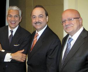 Javier Palomarez, Ralph de la Vega, President Padrón