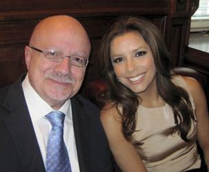 President Padrón and Eva Longoria