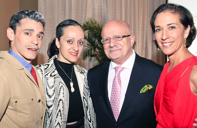 Ruben and Isabel Toledo, President Padrón and Lourdes López
