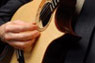 Hand strumming guitar
