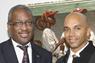 Albert Dotson Jr. and artist Kadir Nelson