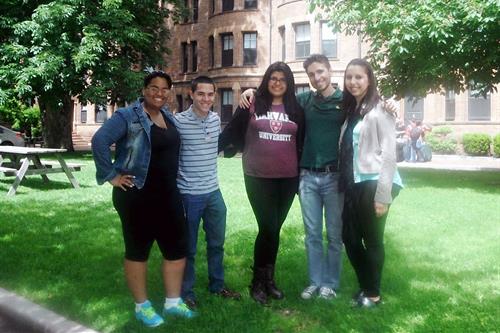 MDC students Shely Ward, Adrián Suárez, Marilyn Figueroa, John Alvarez and Wendy Ruiz