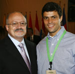 Dr. Eduardo J. Padrón and Mayor Leopold López of Caracas, Venezuela