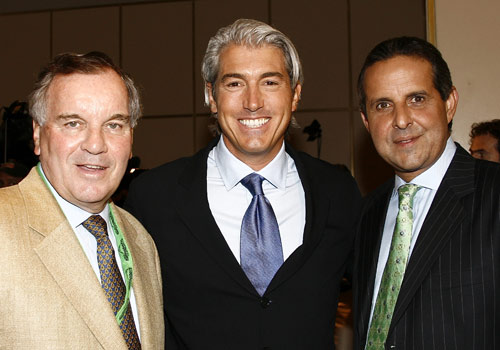 Chicargo Mayor Richard Daley, EcoMedia's Paul Polizzotto and Miami Mayor Manny Diaz