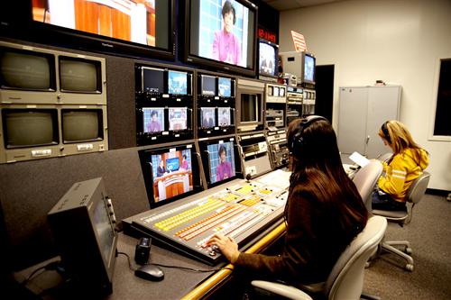 Students working at MDC TV