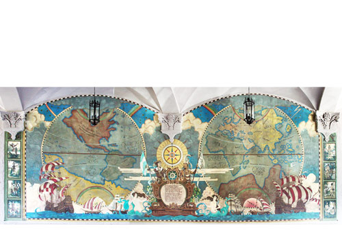 image of New World map