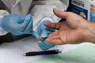 phlebotomist at work