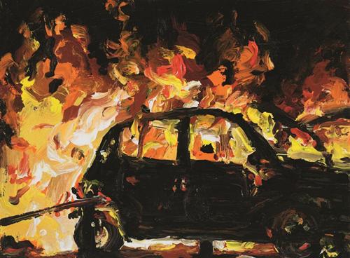 Painting by Arnold Mesches