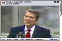 Former U.S. President Ronald Reagan