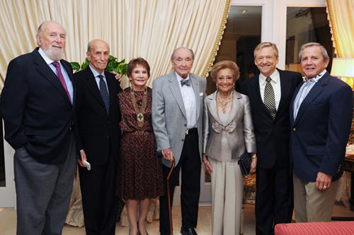 Allan Lewis, Ralph Lutrin, Lydia and Burt Harrison, Carmen Bishopric, Dennis Edwards and Mark Steinberg