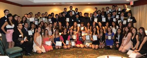MDC students holding awards