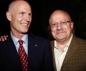 Dr. Padrón and Gov. Rick Scott 