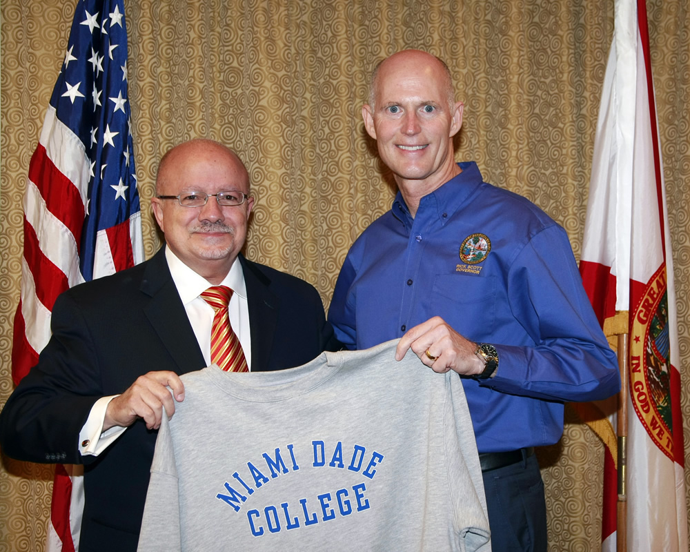 Dr. Padrón, Governor Scott