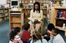 Teacher reading to students