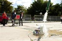 Students set off rocket