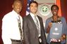 Darrell Roberts, Dr. Miguel Alonso and Kedar Souffrant