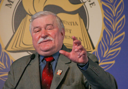 Nobel Laureate Lech Walesa