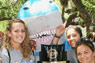 The Sharks pose with 2010 NJCAA championship award.