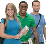 Smiling Miami Dade College students Smiling Miami Dade College students