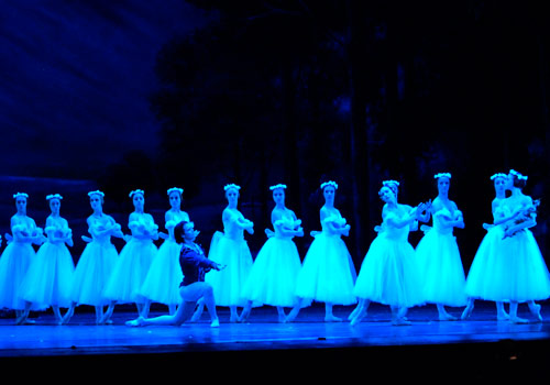 Dancers on stage