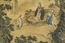 Detail from ancient painting of Confucius