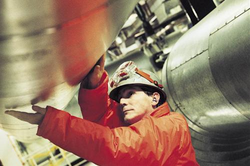 Power plant worker