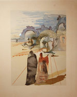 Salvador Dali, The Divine Comedy, Canto 20, xylography, 1959