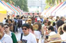 Crowds attending Miami Book Fair International's street fair
